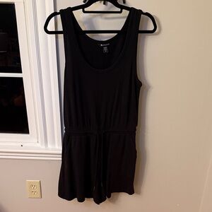 Athleta Black Sleeveless Romper